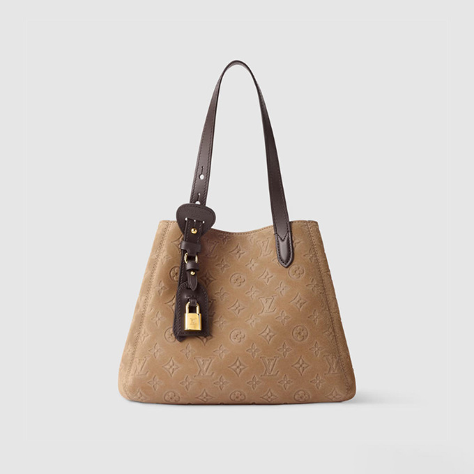 lv louis vuitton all in one small monogram suede tote bag #m29836